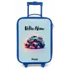 Fierce Wheels Kinderkoffer - Blauw klein -zz3dotto