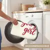you go girl - Rood - Wit Badmat klein -USP_WasbaarDE