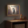 Paard - Natuur - Dieren - Bloemen - Paars Light Box met batterij (Wandlamp kind) middel -sfeer5_kind