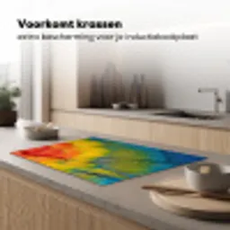 Veren - Ara - Kleurrijk Inductie beschermer vinyl 3mm klein -sfeer1