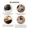 Illustratie - Bloemen - Kleurrijk Inductie beschermer vinyl 3mm klein -zzzzzzz-td-werking