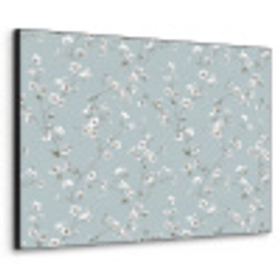 Klassiek - Bloemen - Blauw Textielframe zwart klein 947 -3d