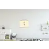 Illustratie - Tulp - Zwart textielposter latten blank klein -kinderkamer