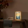 Vogels - Zon - Bomen - Groen Light Box met kabel (Tafellamp) klein -sfeer4