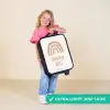 Regenboog met de quote 'Dream Big' Kinderkoffer - Zwart klein -sfeer2_UK