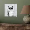 Kat - Zonnebril - Wijnglas - Langharig plexiglas 5mm klein -sfeer3