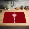 Love - Hart - Rood Inductie beschermer vinyl 3mm klein -sfeer5