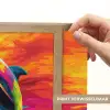 Dolfijn - Kleurrijk - Oceaan - Koraal Light Box met batterij (Wandlamp) middel -USP_websiteprintNL