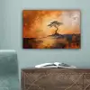 Boom - Landschap - Oranje canvas 2cm klein -sfeer4