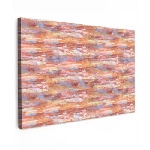 Vloeiend - Olie - Verf - Kleur Tuinposter op houten frame 2 cm dik klein 845 -3d