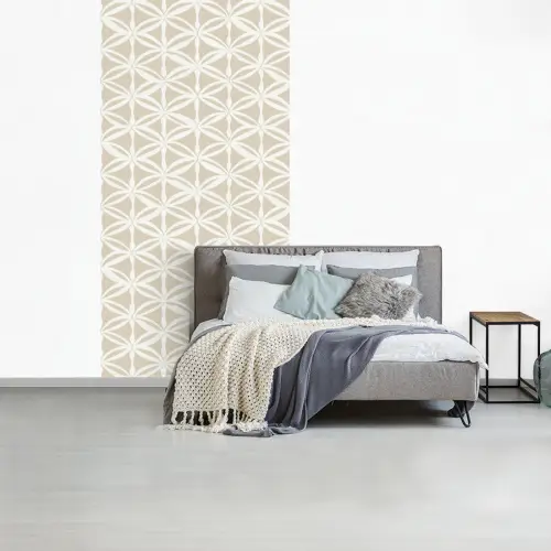 Motief - Modern - Beige fotobehang vinyl groot 64 -slaapkamer