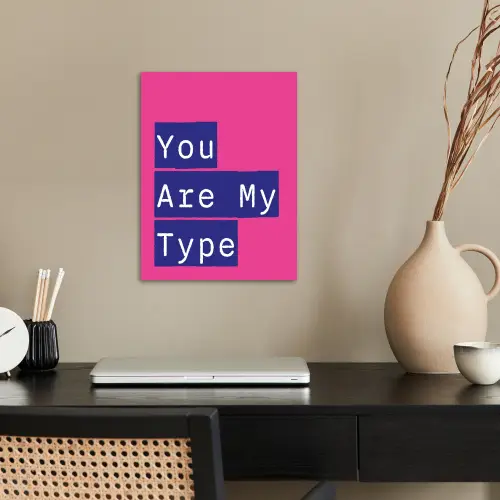 Valentijn - Tekst - Love poster papier klein -sfeer1