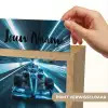 Race - Auto - Formule 1 - Jongens - Blauw Light Box met kabel (Kinderlampje) klein -USP_websiteprintNL