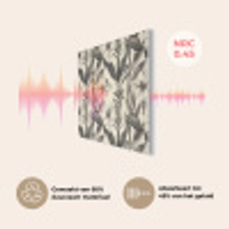 Klassiek - Botanisch - Zwart - Beige PET vilt klein 837 -USP_NL