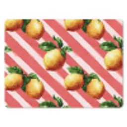 Citroen - Geïllustreerd - Oranje muismat rubber klein 262 -3d