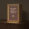 Bruin - Zomer - Quote - Drinken Light Box met kabel (Tafellamp) klein -z3d_website