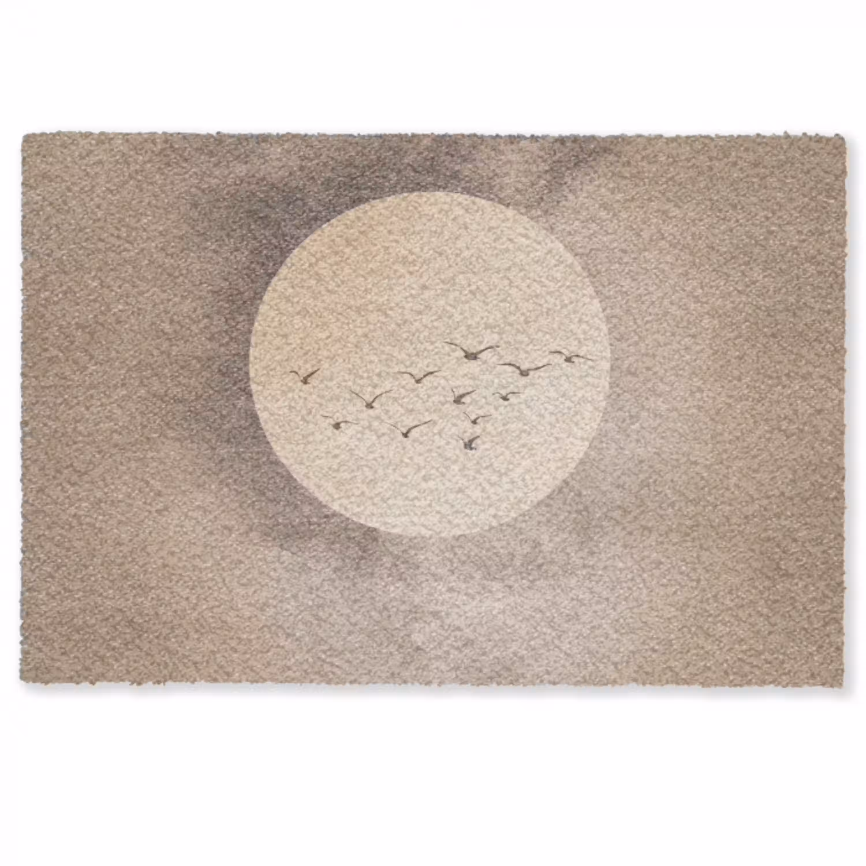 Vogel - Beige - Japandi Deurmat klein -zkaufland3d