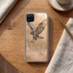 Buizerd - Roofvogel - Natuur - Bruin Telefoonhoesje Samsung Galaxy A12 klein -sfeer1