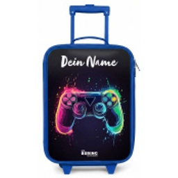 Neon - Controller - Verfspatten - Game Kinderkoffer - Blauw klein -zz3dotto