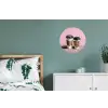 Koffiebekers - Deksel - Verf - Textuur Wandcirkel aluminium klein -slaapkamer
