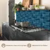 Keramiek - Structuur - Tegel - Blauw keuken achterwand 2 middel 871 -usp_FR