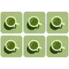 Minimalistisch - Kopjes - Matcha -Groen onderzetter kurk middel -zkaufland3dotto