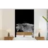Dieren - Leeuw - Zwart - Wit - Portret fotobehang vinyl groot -bed