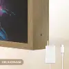 Vogel - Kraai - Graffiti - Zwart - Dieren Light Box met batterij (Wandlamp) middel -USP_websiteoplaadbaarNL