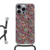 Spat - Abstract - Waterverf - Multi Hoesje iPhone 16 Pro Max met koord klein 804 -3d