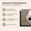 Uil - Bruin - Wit Inductie beschermer vinyl 3mm middel -zzzzzzusp-haakje_NL