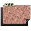 Botanisch - Bloemen - Roze Inductie beschemer met haakjes klein 777 -3d