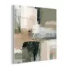 Penseelstreken - Abstract - Aardetinten plexiglas 5mm klein -z3d