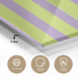 Strepen - Patroon - Groen plexiglas 5mm klein 11 -sfeer2