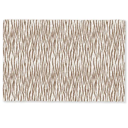 Bruin - Patroon - Zebra Deurmat klein 898 -zkaufland3d