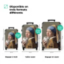 Klassiek - Humor - Kleurrijk NBS - Handbagage koffer - Volwassenen Unisex middel zzzzzzVergelijking_3FR