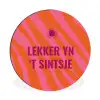 Quote - Zomer - Roze Wandcirkel aluminium klein -3d