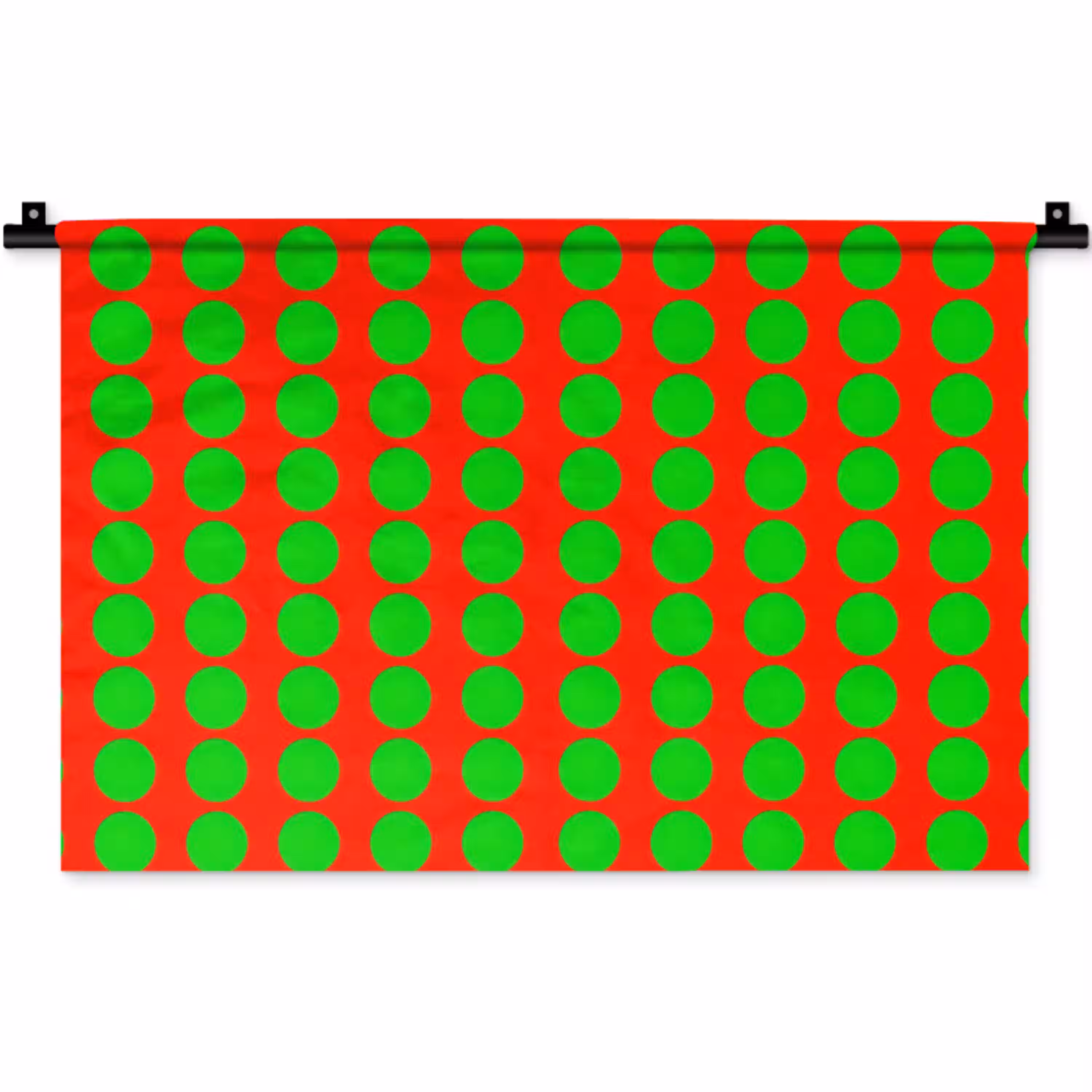 Stippen - Patroon - Groen Wandkleed katoen klein 269 -zz3d