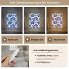 Floraal - Modern - Blauw Light Box met kabel (Tafellamp) klein 925 -USP_lichtkleurNL