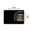 Sardines - Tekst - Vis - Blik Placemat vinyl groot -specs