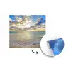 Zee - Strand - Wolken - Zon fotobehang vinyl groot -3d