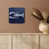 Kreeft - Porselein - Delfts - Blauw plexiglas 5mm klein -sfeer5