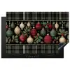 Kerstballen - Rood - Hulsttakken - Patroon Inductie beschermer vinyl 3mm klein -3d