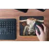 Stier - Kleurrijk - Hoorns muismat rubber klein -toetsenbord