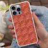 Patroon - Stippen - Rood - Wit Hoesje iPhone 16 Pro Max met koord klein 804 -sfeer3