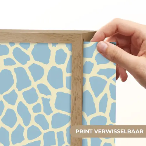 Giraf - Modern - Blauw Light Box met batterij (Wandlamp) middel 907 -USP_websiteprintNL