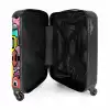 Kleurrijke Monsterparade NBS - Handbagage koffer - Unisex middel -binnenkant