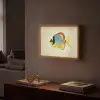 Kleurrijk - Vis - Schubben - Illustratie Light Box met batterij (Wandlamp) middel -sfeer1