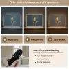Koning - Portret - Druipende gele verf Light Box met batterij (Wandlamp) middel -USP_lichtkleurNL