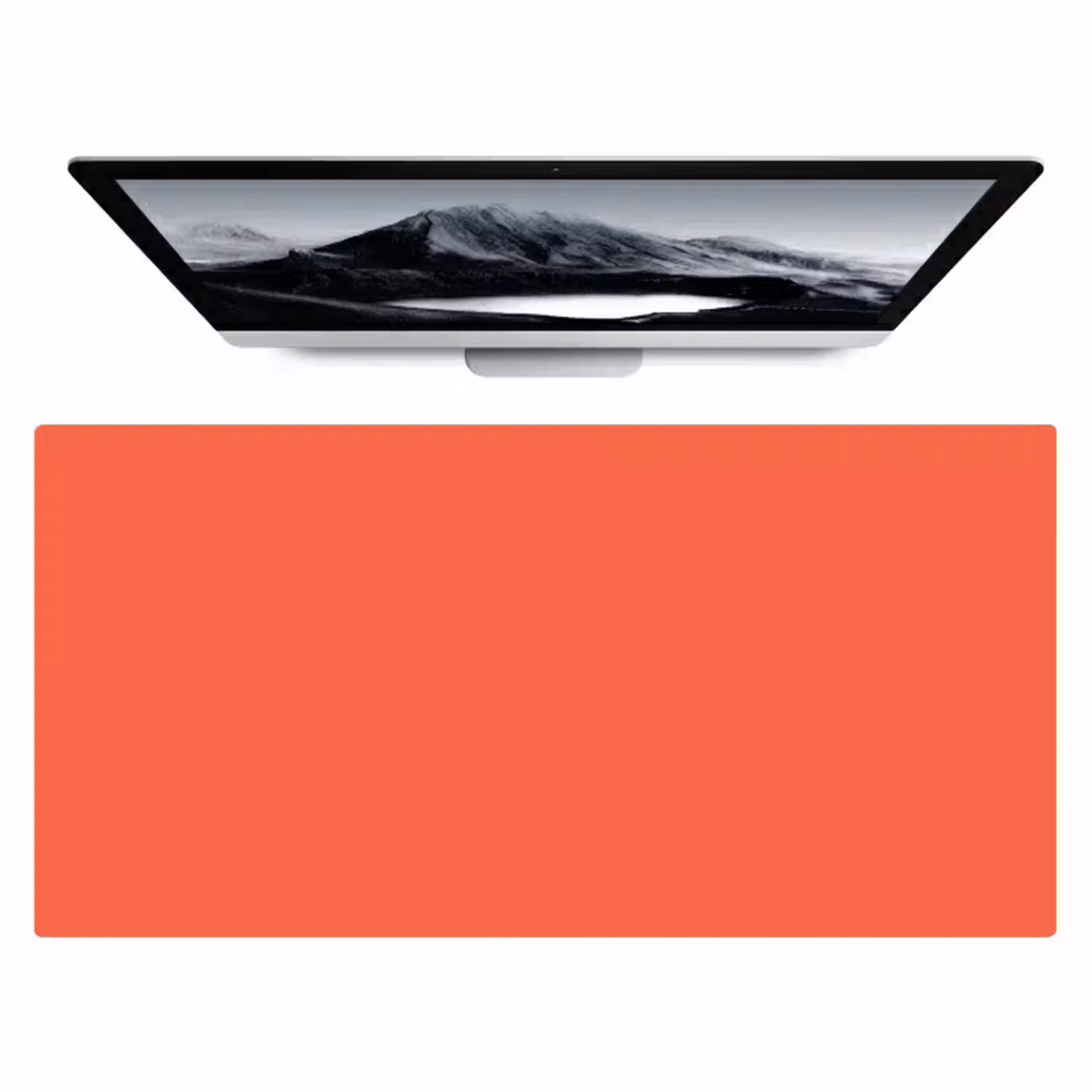 Sunset - Salmon - Oranje Muismat XXL klein 681 -zzz3d