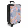 Blauwe schelpen patroon NBS - Handbagage koffer - Volwassenen Unisex middel -productfoto_3d